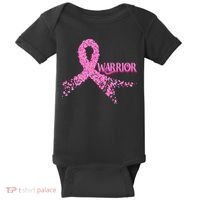 Breast Cancer Warrior Baby Bodysuit thumb 0