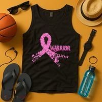 Breast Cancer Warrior Tank Top thumb 4