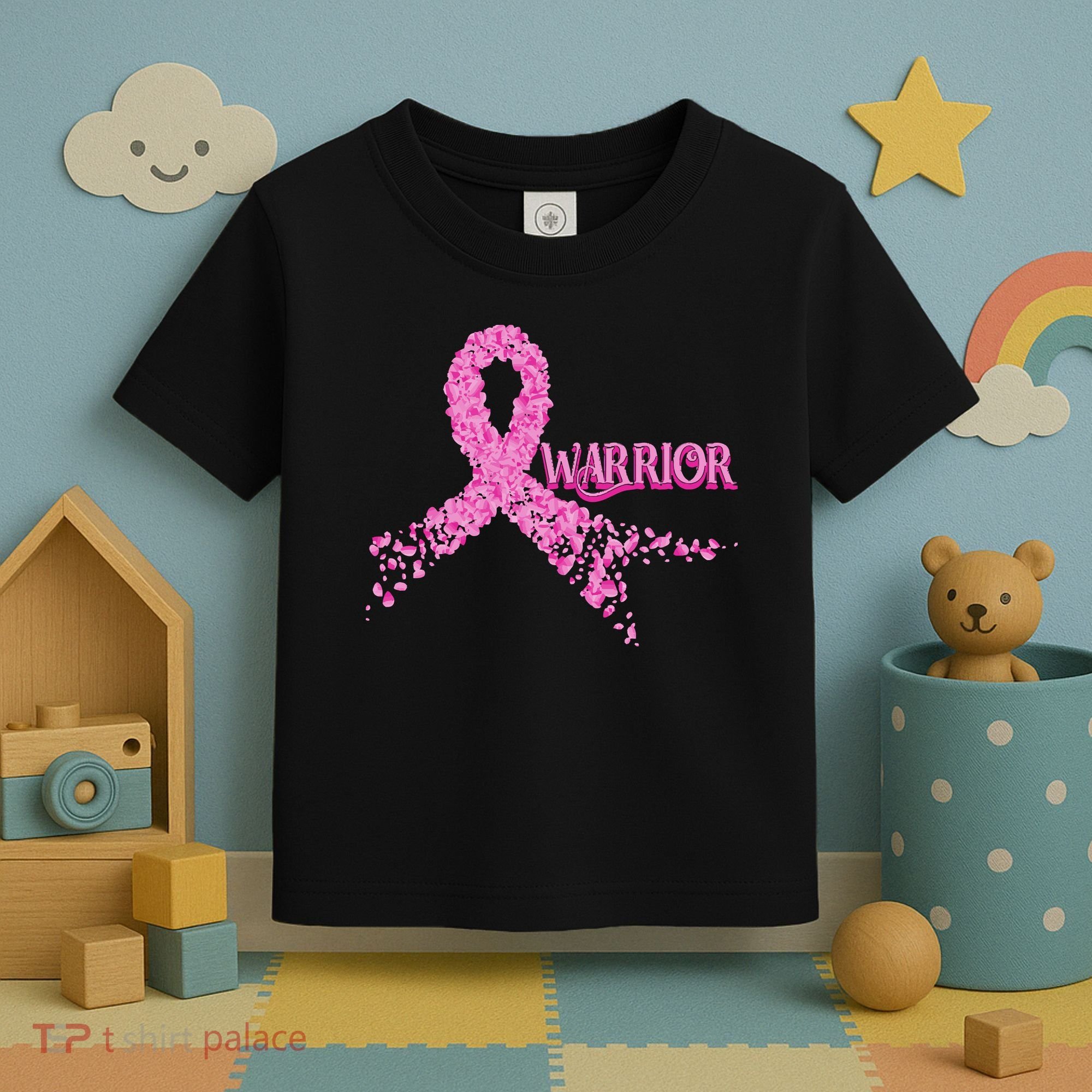 Breast Cancer Warrior Toddler T-Shirt