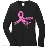 Breast Cancer Warrior Women's Long Sleeve Shirt thumb 0