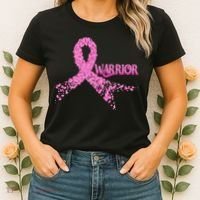 Breast Cancer Warrior Women's T-Shirt thumb 2