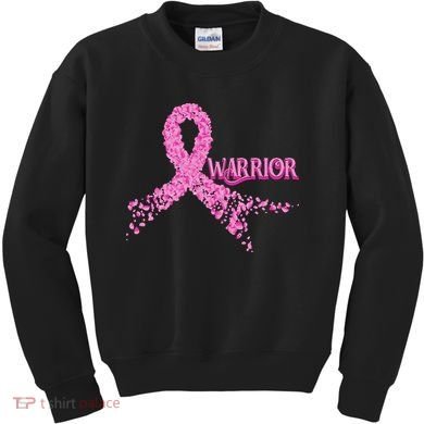 Breast Cancer Warrior Kids Sweatshirt