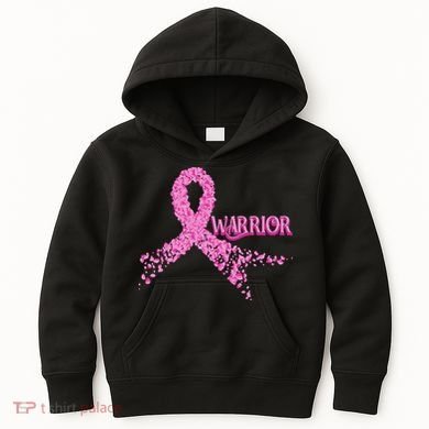 Breast Cancer Warrior Kids Hoodie
