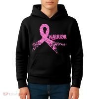 Breast Cancer Warrior Kids Hoodie thumb 4