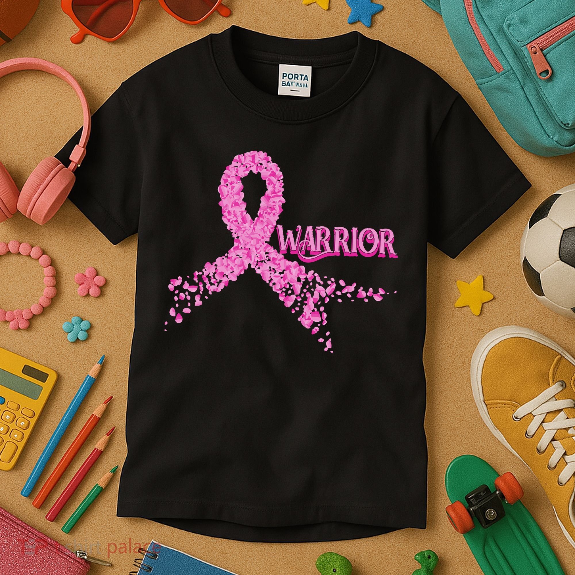 Breast Cancer Warrior Kids T-Shirt