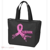 Breast Cancer Warrior Tote Bag thumb 3