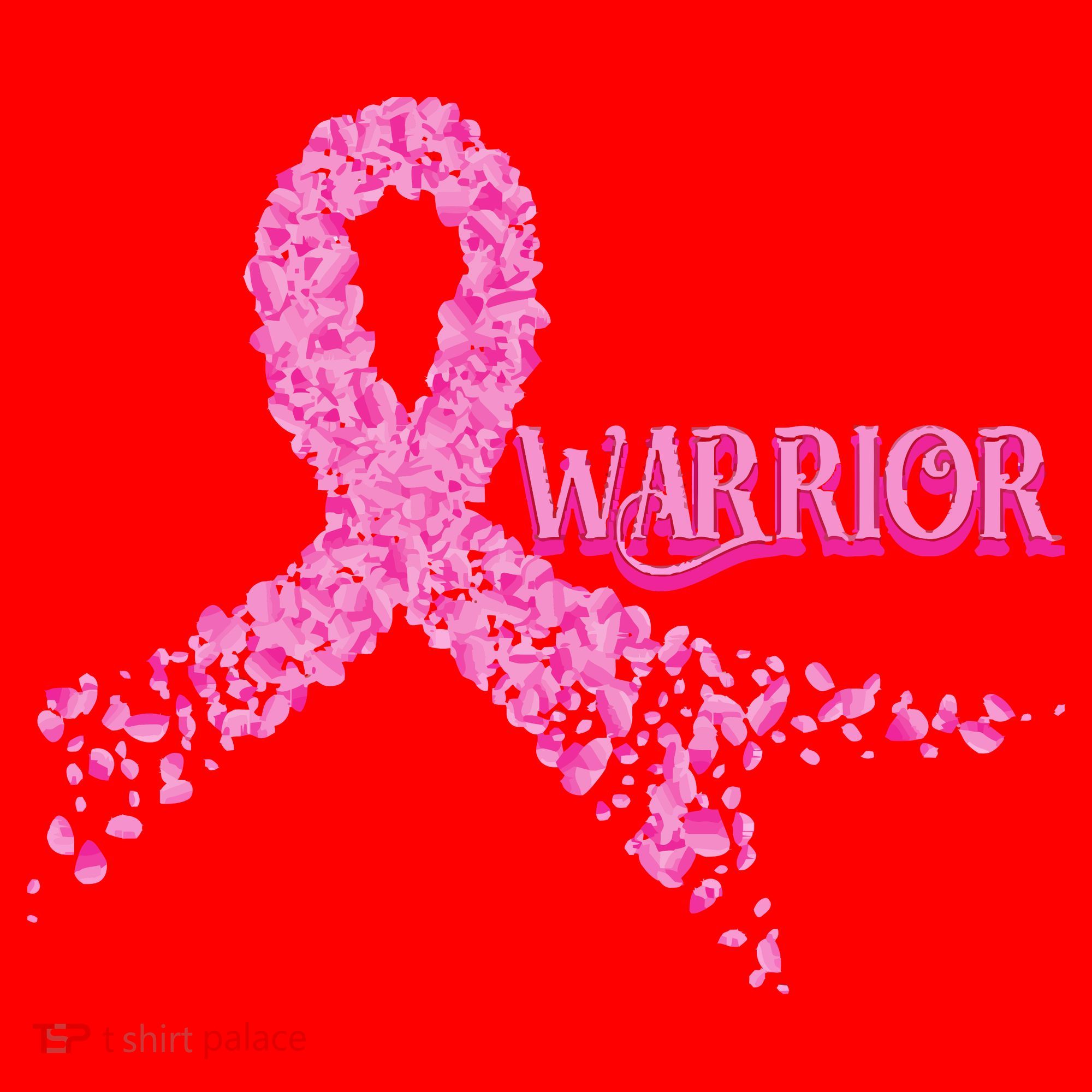 Breast Cancer Warrior Santa Hat