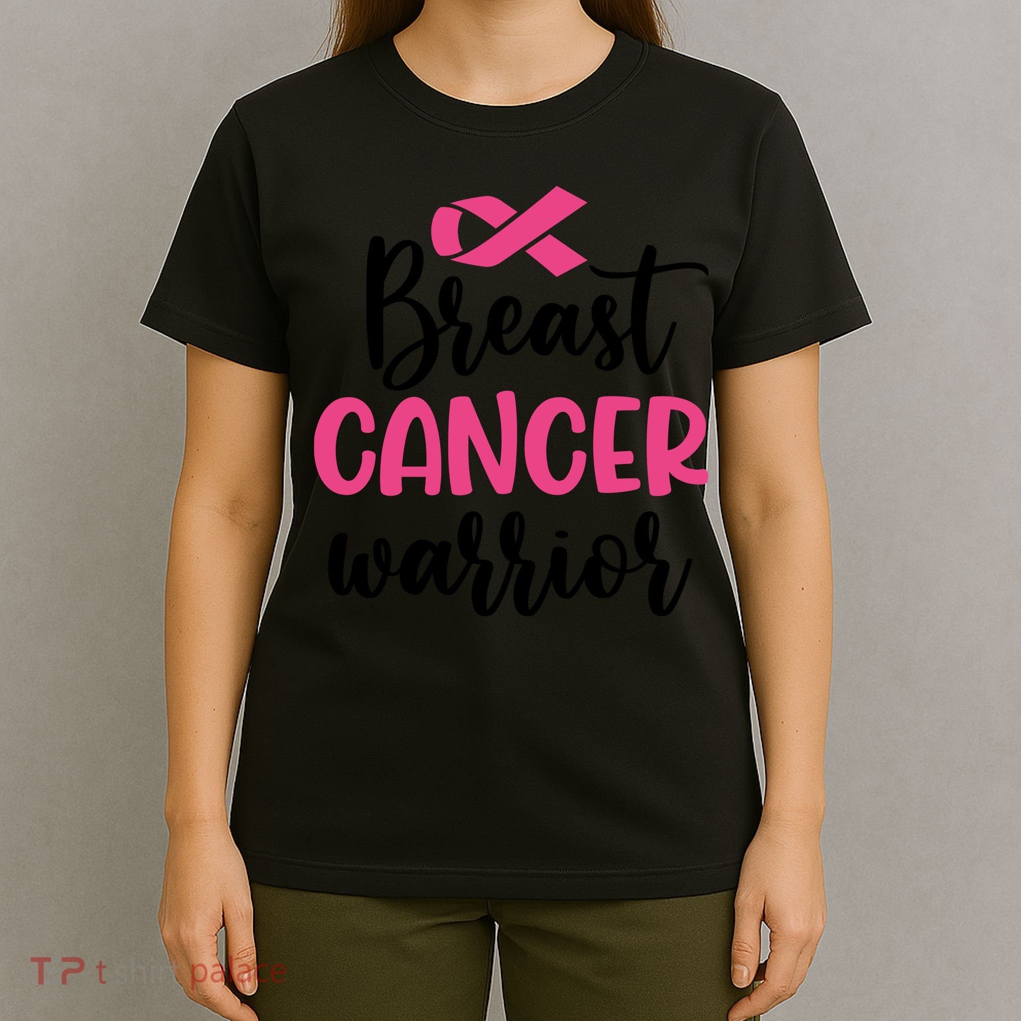 Breast Cancer Warrior Pink Ribbon Breast Cancer T-Shirt