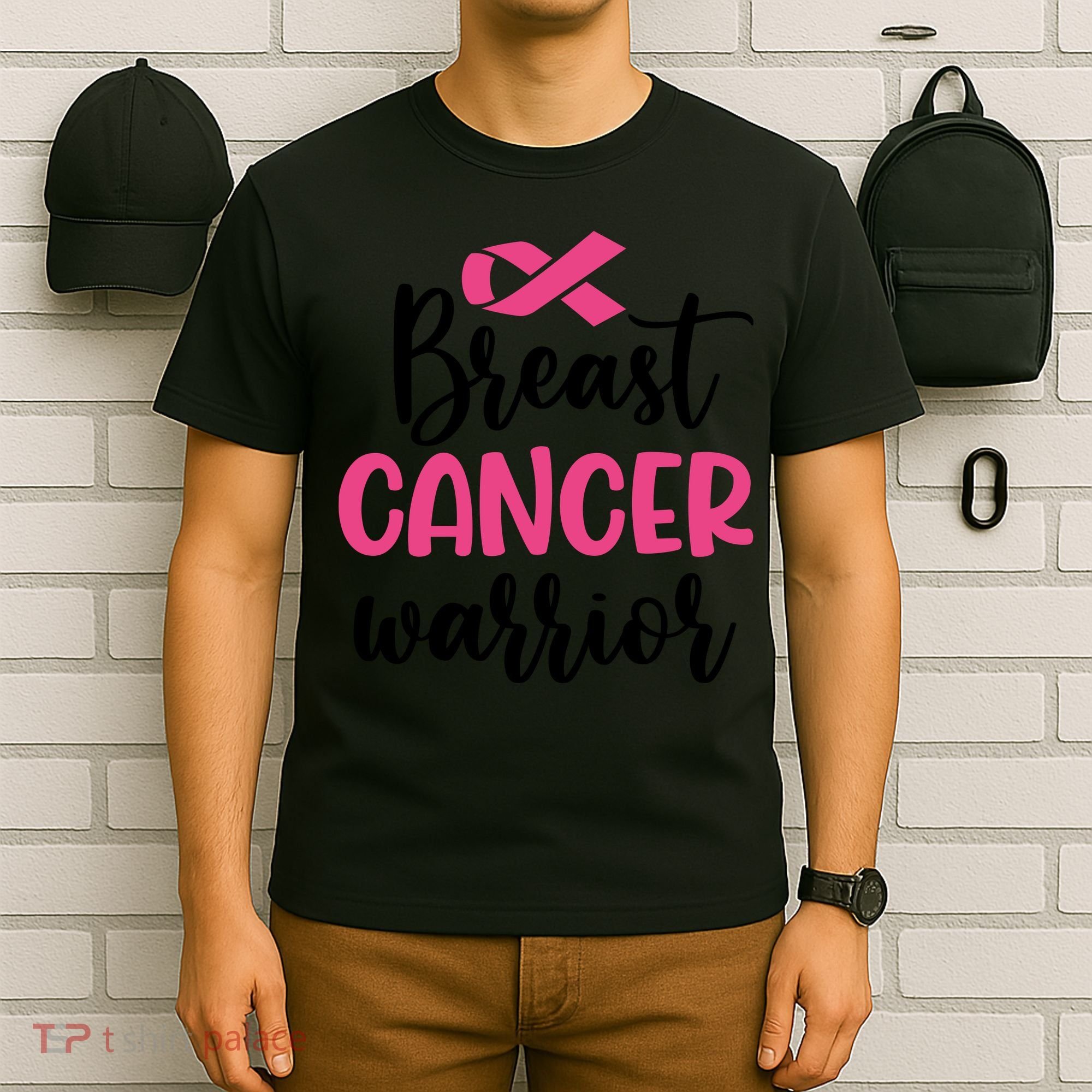 Breast Cancer Warrior Pink Ribbon Breast Cancer T-Shirt