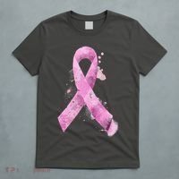 Breast Cancer Watercolor Ribbon T-Shirt thumb 5