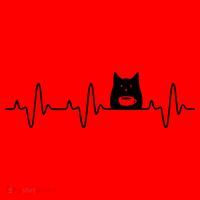 Black Cat With Coffee Cute Cats And Coffee Lover Santa Hat thumb 1