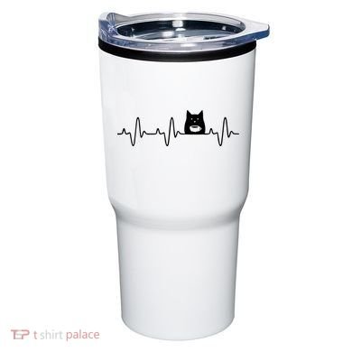 Black Cat With Coffee Cute Cats And Coffee Lover Tumbler