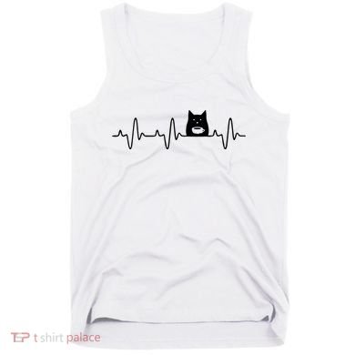 Black Cat With Coffee Cute Cats And Coffee Lover Tank Top
