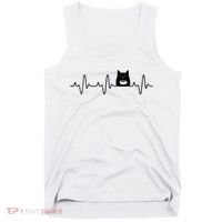 Black Cat With Coffee Cute Cats And Coffee Lover Tank Top thumb 0
