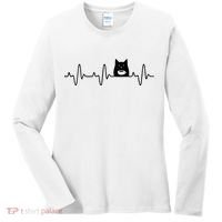 Black Cat With Coffee Cute Cats And Coffee Lover Women's Long Sleeve Shirt thumb 0