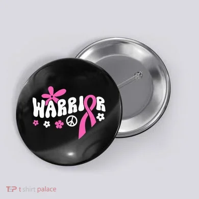 Breast Cancer Warrior Button