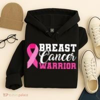 Breast Cancer Warrior Pink Ribbon Hoodie thumb 4