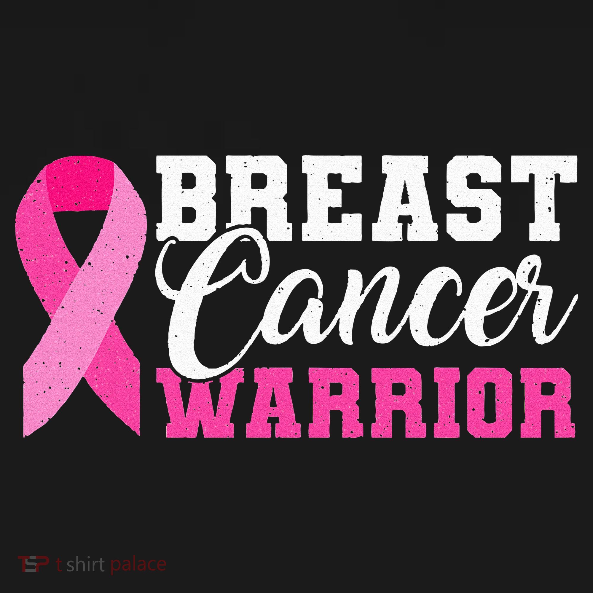 Breast Cancer Warrior Pink Ribbon T-Shirt