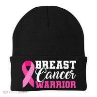Breast Cancer Warrior Pink Ribbon Beanie thumb 0