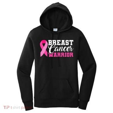 Breast Cancer Warrior Pink Ribbon Women's Hoodie