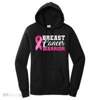 Breast Cancer Warrior Pink Ribbon Women's Hoodie thumb 0