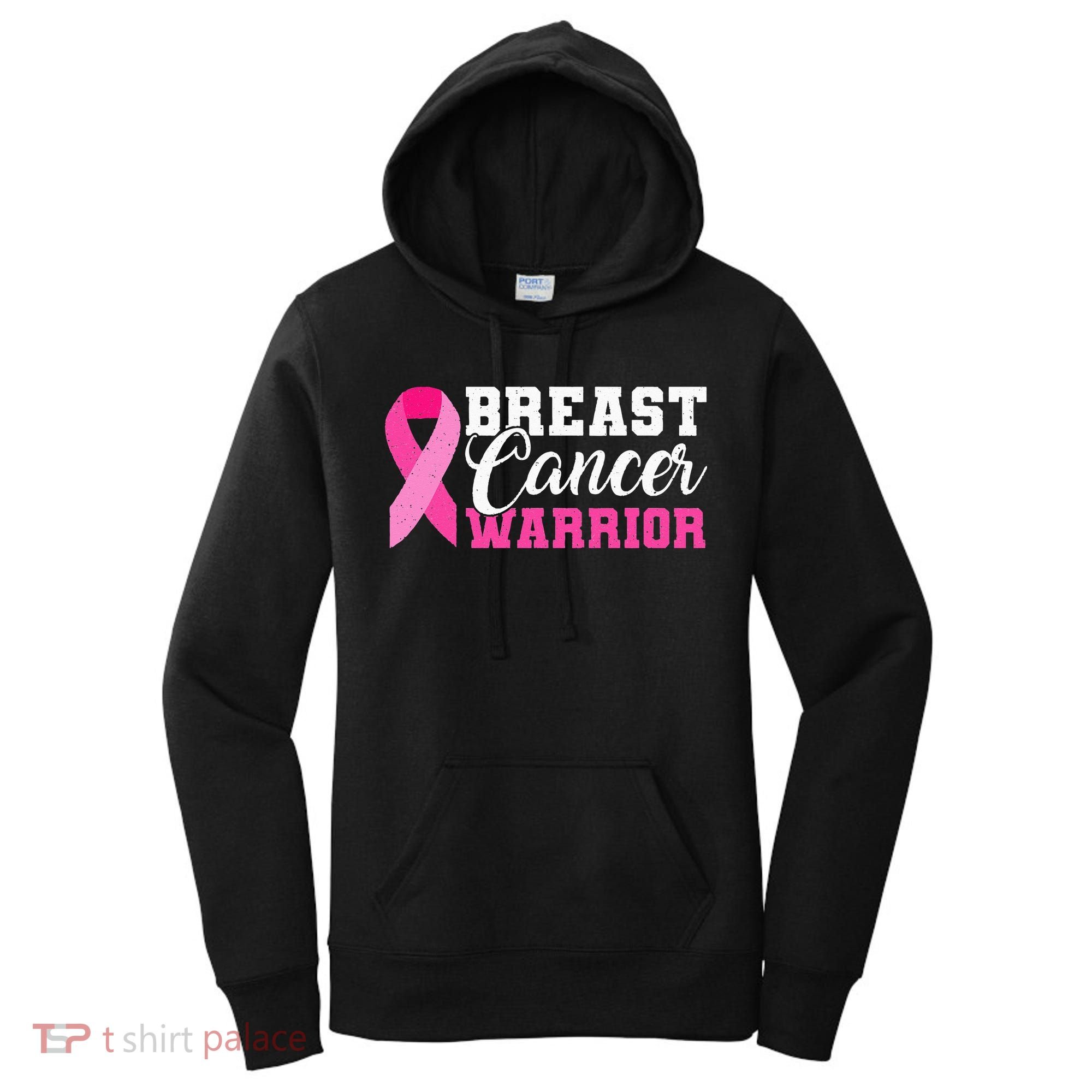 Breast Cancer Warrior Pink Ribbon Women's Hoodie