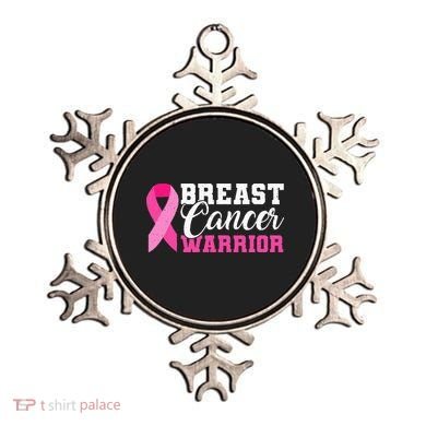 Breast Cancer Warrior Pink Ribbon Ornament