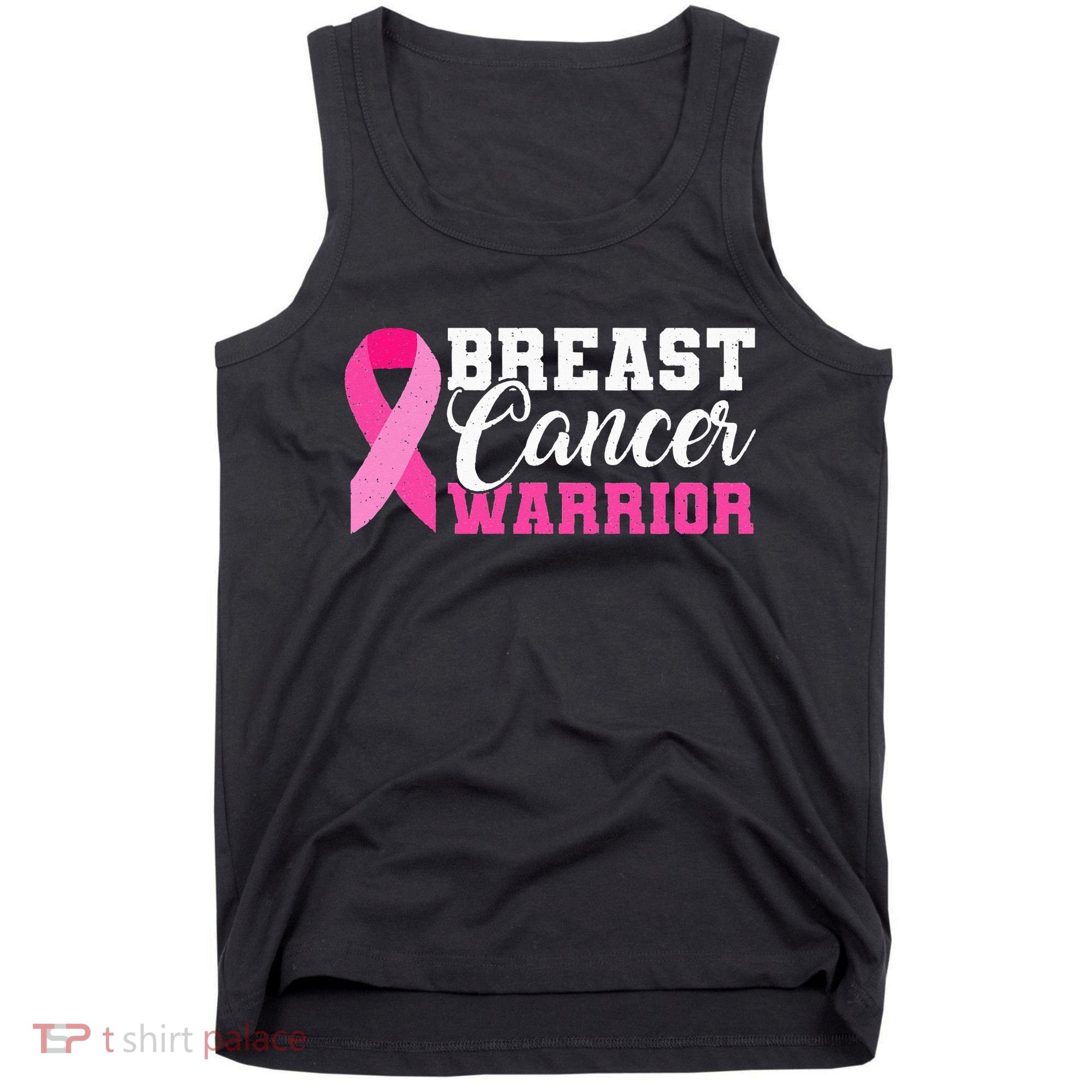 Breast Cancer Warrior Pink Ribbon Tank Top