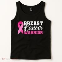 Breast Cancer Warrior Pink Ribbon Tank Top thumb 2
