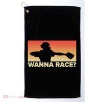 Baseball Catcher Wanna Race Gift Baseball Gift Sports Gift Golf Towel thumb 0