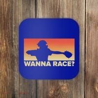 Baseball Catcher Wanna Race Gift Baseball Gift Sports Gift Coaster thumb 0