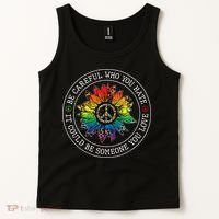 Be Careful Who You Hate It Could Be Someone Tank Top thumb 2