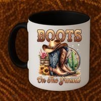 Boot Cowboy Western Cowgirl Linedance  Coffee Mug thumb 2