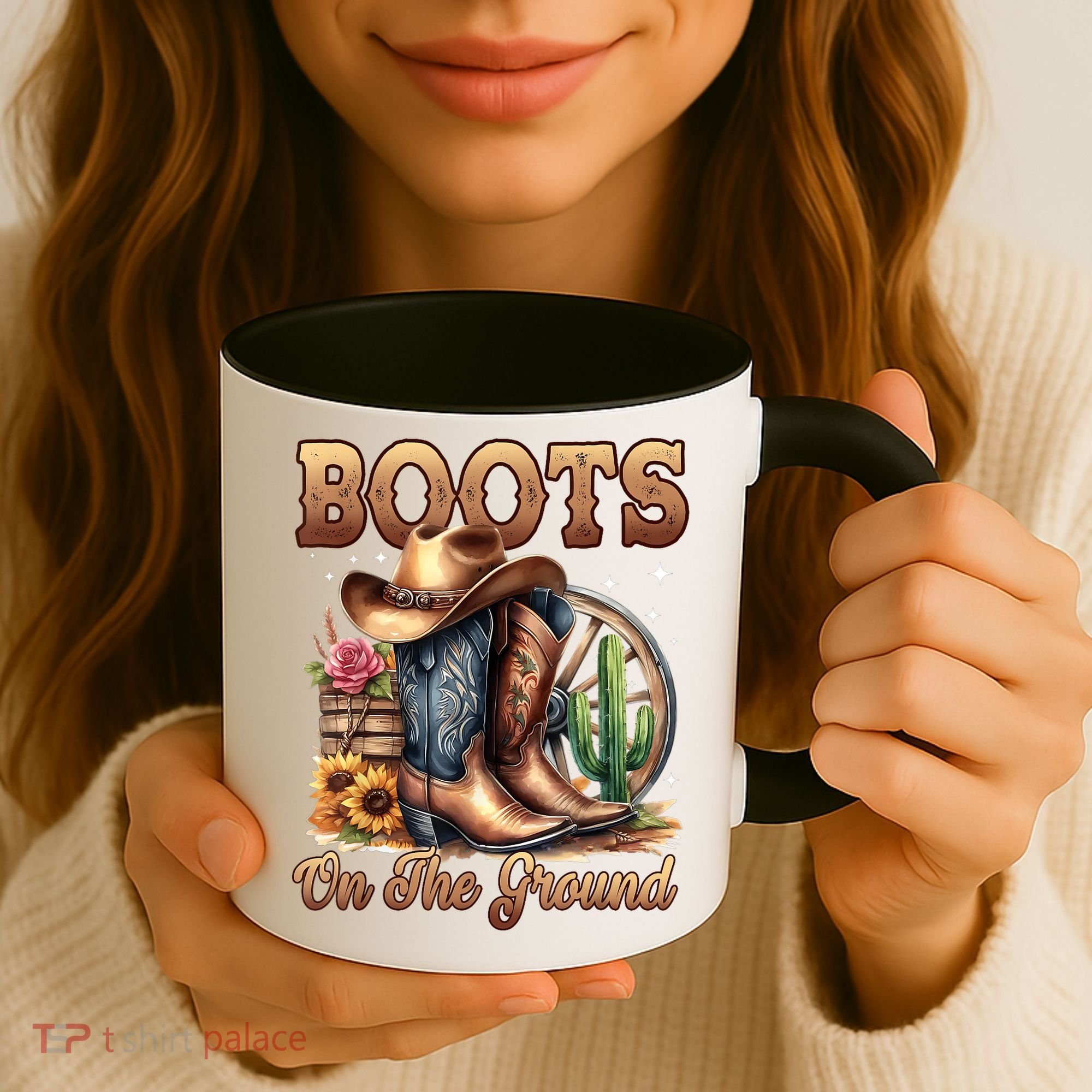 Boot Cowboy Western Cowgirl Linedance  Coffee Mug