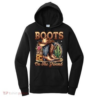 Boot Cowboy Western Cowgirl Linedance  Women's Hoodie