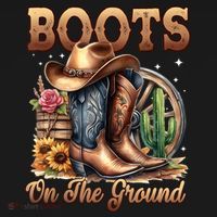 Boot Cowboy Western Cowgirl Linedance  Women's Hoodie thumb 2
