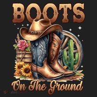 Boot Cowboy Western Cowgirl Linedance  Hat thumb 2