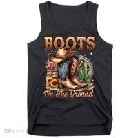 Boot Cowboy Western Cowgirl Linedance  Tank Top thumb 0