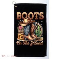 Boot Cowboy Western Cowgirl Linedance  Golf Towel thumb 0