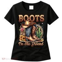 Boot Cowboy Western Cowgirl Linedance  Women's T-Shirt thumb 0