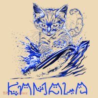 Blue Cats Wave For Kamala Funny Kamala Harris Cat Ladies Tote Bag thumb 4
