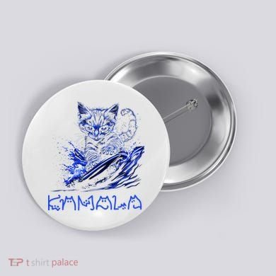 Blue Cats Wave For Kamala Funny Kamala Harris Cat Ladies Button