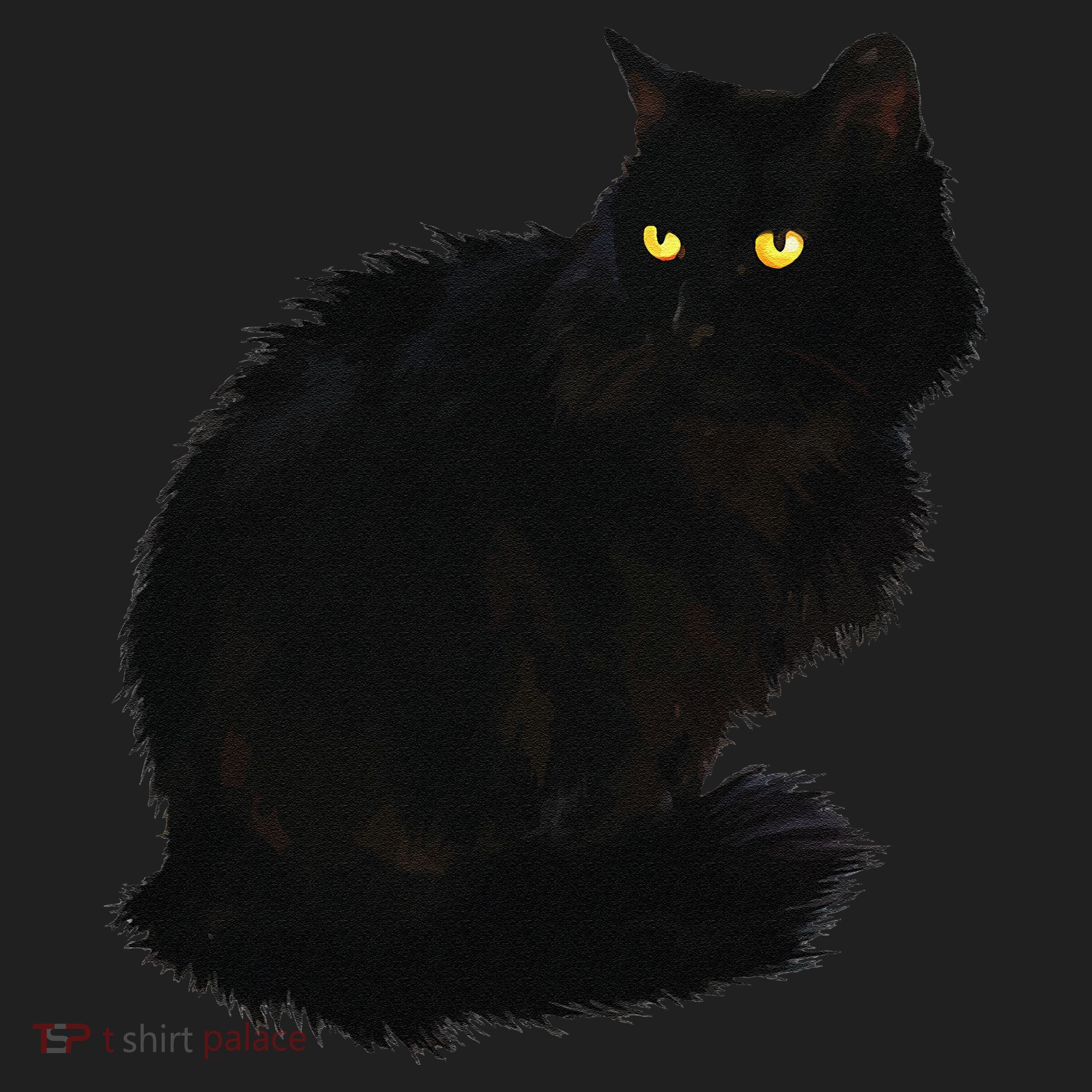 Black Cat Women Spooky Yellow Eyes Halloween Cat Women's Sweatshirt