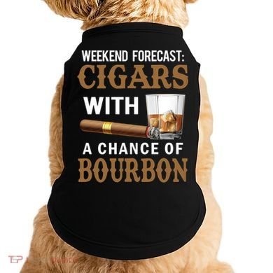 Bourbon, Cigar, Whiskey, Alcohol, Funny Doggie Tank