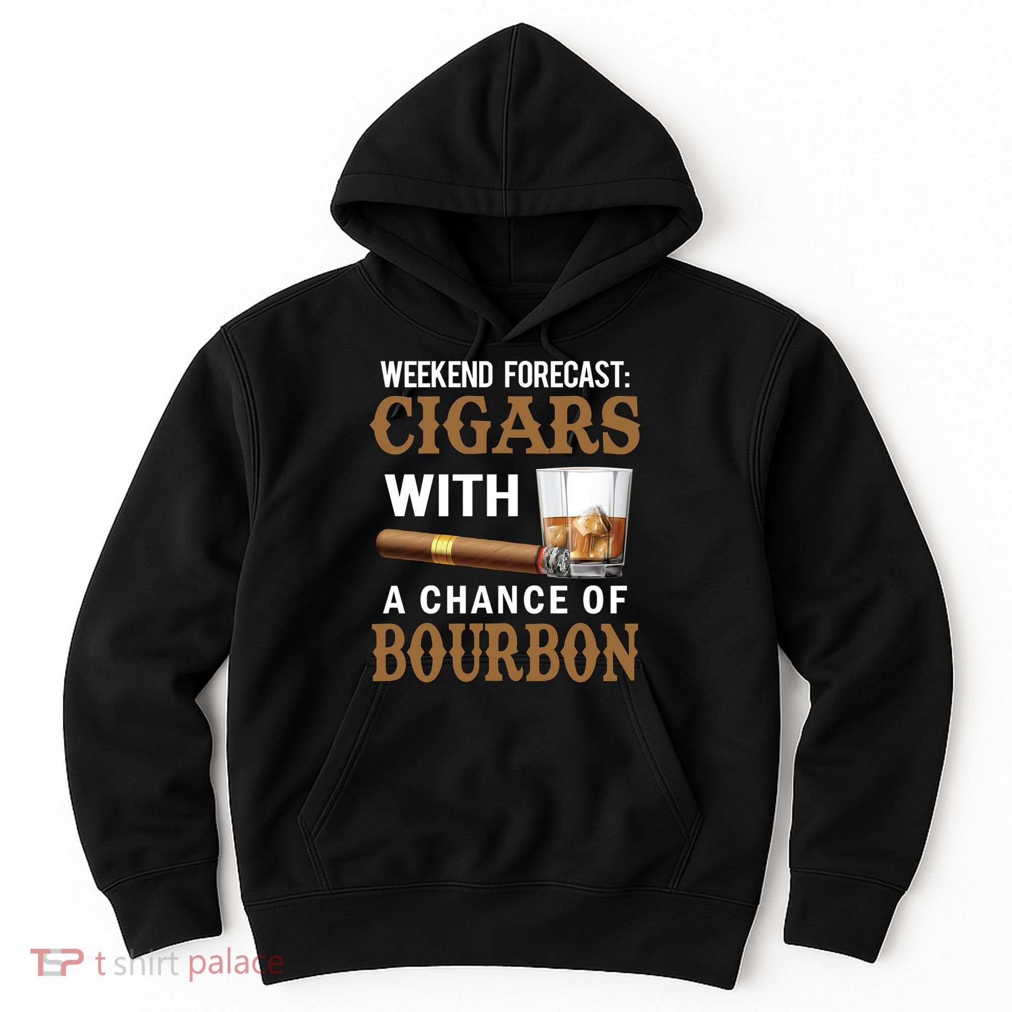 Bourbon, Cigar, Whiskey, Alcohol, Funny Hoodie