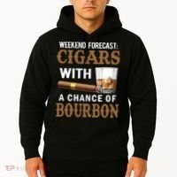 Bourbon, Cigar, Whiskey, Alcohol, Funny Hoodie thumb 2