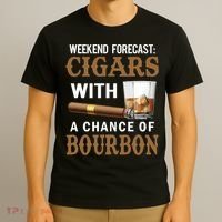 Bourbon, Cigar, Whiskey, Alcohol, Funny T-Shirt thumb 3