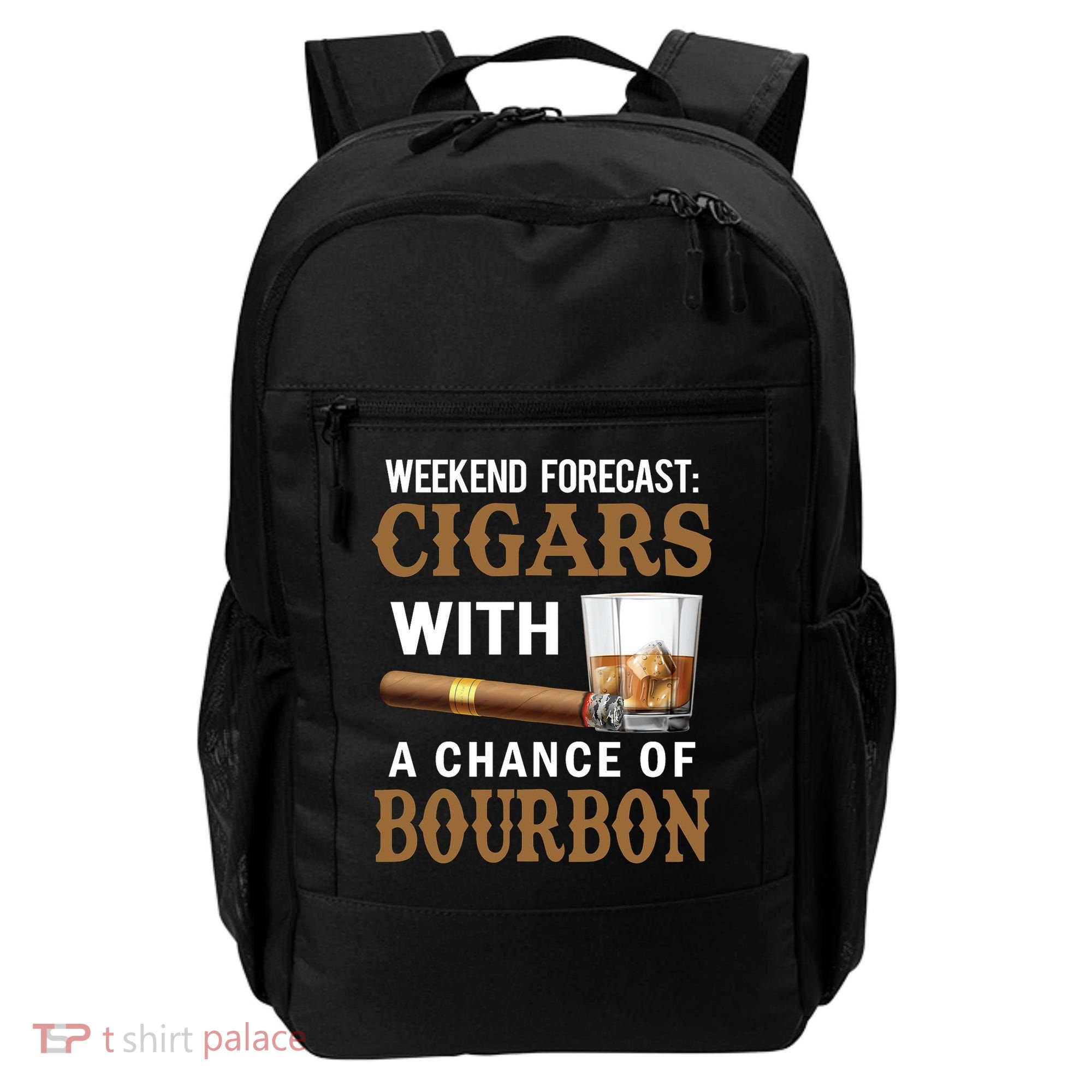 Bourbon, Cigar, Whiskey, Alcohol, Funny Backpack