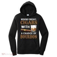 Bourbon, Cigar, Whiskey, Alcohol, Funny Women's Hoodie thumb 0