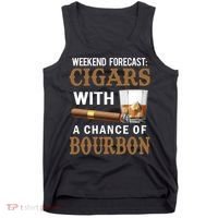 Bourbon, Cigar, Whiskey, Alcohol, Funny Tank Top thumb 0